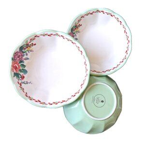 Pioneer Woman Painted Meadow Cereal Soup Bowls- Set Of 3